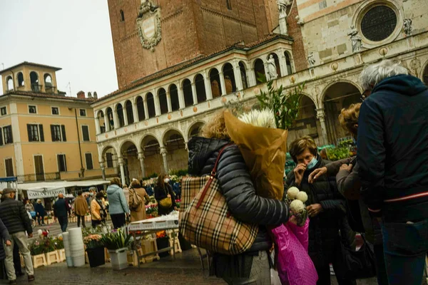 Mercado Rua Cidade Italiana — Fotografia de Stock