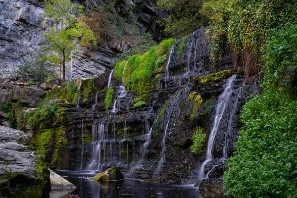 Krásná Krajina Vodopádu Rupitu Katalánsko — Stock fotografie
