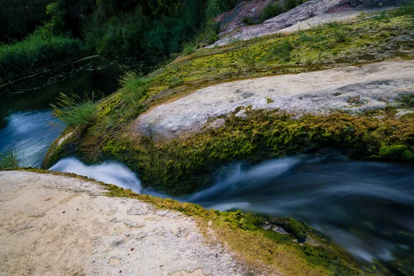 Beau Paysage Cascade Sant Miquel Del Fai Catalogne — Photo