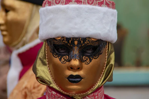 Venezia Italy Mar 2019 Beautifully Masked Person Carnival Venice — Stock fotografie