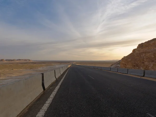 Estrada Deserto — Fotografia de Stock