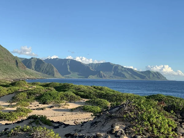 Der Kaena Point State Park Und Der Ozean Oahu Hawaii — Stockfoto