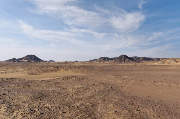 Vista Deserto Pitoresco Paisagem Arenosa — Fotografia de Stock