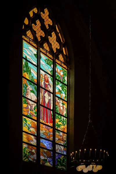 Interior Church City Barcelona — Stock Photo, Image