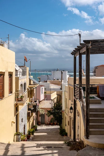 Uitzicht Straat Van Oude Stad Van Stad Van Middellandse Zee — Stockfoto