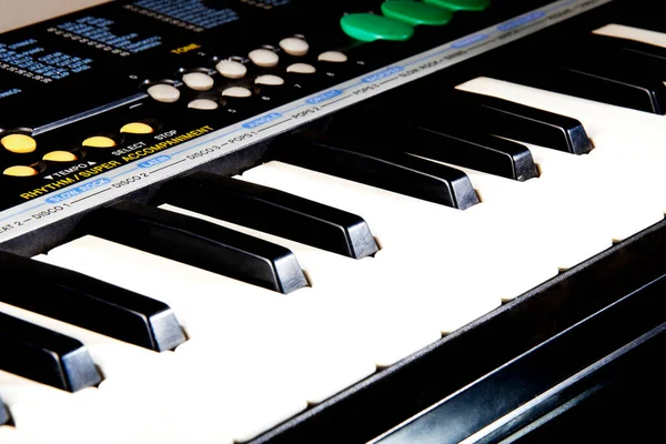 Klaviertastatur Mit Tasten — Stockfoto