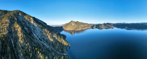 Прекрасний Вид Озеро Горах — стокове фото