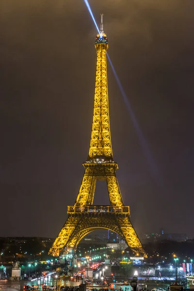Paris Juillet 2019 Tour Eiffel Soirée — Photo