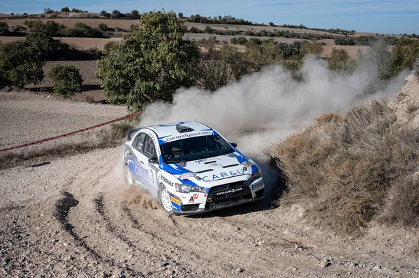 Barcelona Spain November 2021 Mitsubishi Lancer Evolution Rally Ciutat Tarrega — Fotografia de Stock