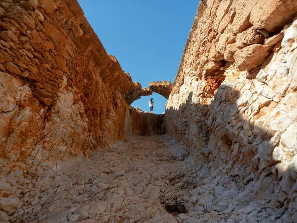 Ruins Old City Jer Israel — стоковое фото
