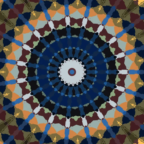 Rendered Seamless Kaleidoscope Pattern Colorful Geometrical Shapes —  Fotos de Stock
