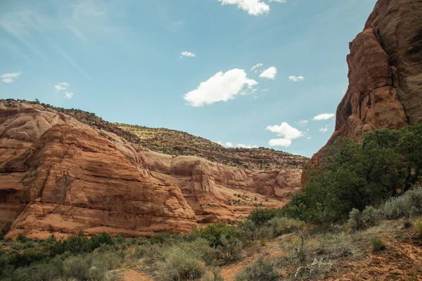 Красивий Пейзаж Скельних Утворень Долині Єднаних Штатах Америки — стокове фото