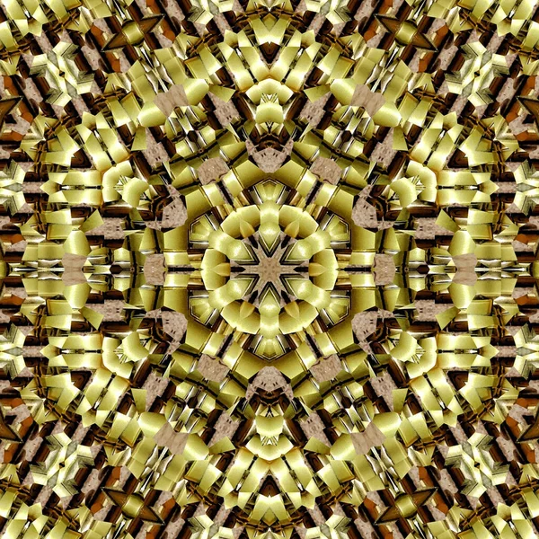 Rendered Seamless Kaleidoscopic Pattern Colorful Geometrical Shapes —  Fotos de Stock