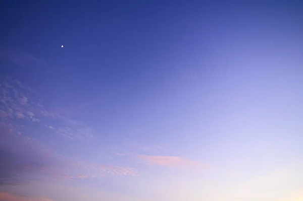 Céu Nuvens Noite Hora Pôr Sol — Fotografia de Stock