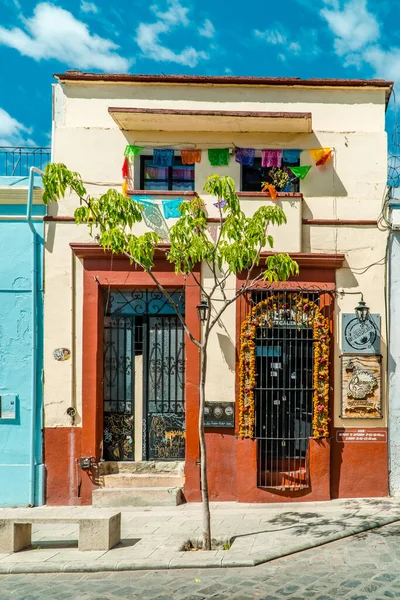 Hermosas Casas Colores Ciudad —  Fotos de Stock