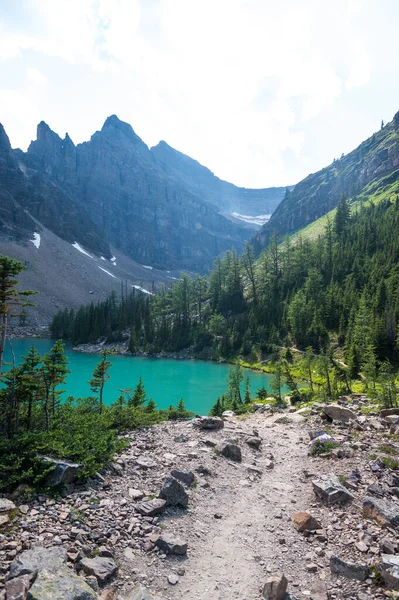 Hermoso Paisaje Del Lago Las Montañas — Foto de Stock