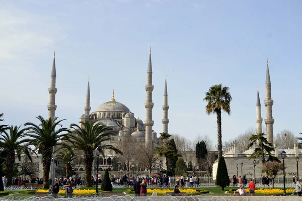 Mosque Sulahmed Istanbul Turkey — стоковое фото