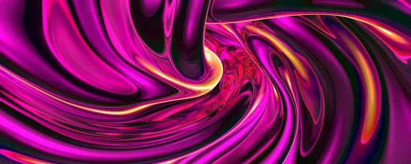 Abstract Digital Flow Wave Purple Color — Stockfoto