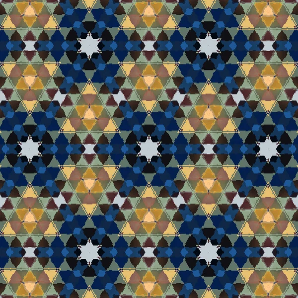 Rendered Rhombus Mosaic Shape Colourful Geometrical Patterns — Φωτογραφία Αρχείου