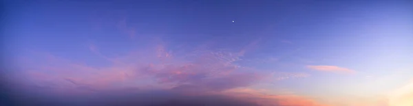 Panorama Lucht Wolken Avond — Stockfoto