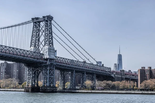 Brooklyn Bridge New York City Stati Uniti America — Foto Stock