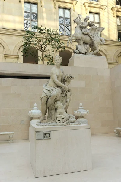 Schöne Antike Statue Der Sammlung Des Louvre Paris Frankreich — Stockfoto