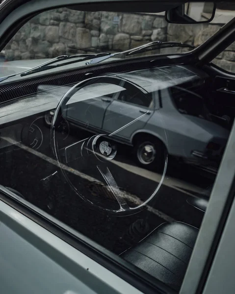 Interior Carro Com Detalhes Modernos — Fotografia de Stock