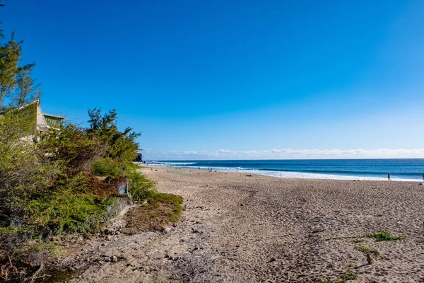 Dia Verão Brilhante Uma Praia Saint Paul Reunion França — Fotografia de Stock
