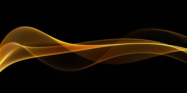 Beautiful Abstract Orange Waves Background Template Design — Stockfoto