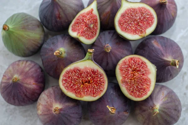 Figues Mûres Gros Plan — Photo