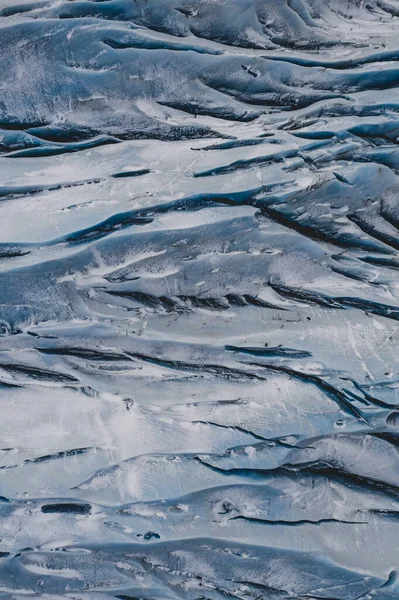 Iceberg Dans Mer Vue Aérienne — Photo