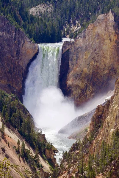 Waterval Bergen Van Staat Van Het Noorden Van Meest Beroemde — Stockfoto