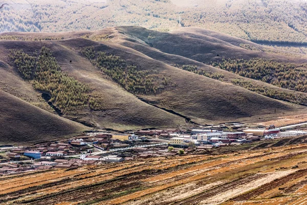 以色列北部村庄的山谷中美丽的风景 — 图库照片