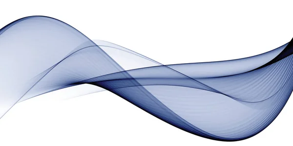 美しいカラーライトブルー抽象波のデザイン — ストック写真