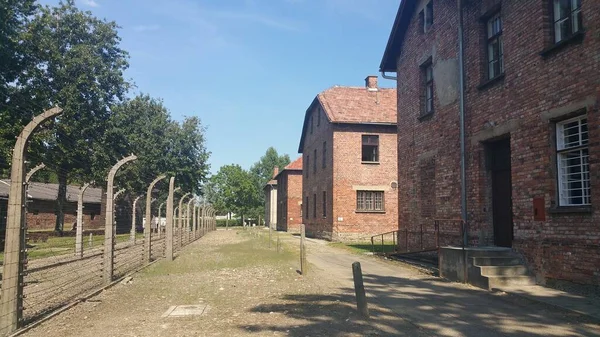 Auschwitz Poland August 2020 Concentration Extermination Camp Memorial Site Auschwitz — Stok fotoğraf
