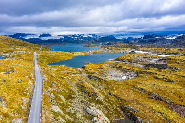 Norway Fjord Landschap Uitzicht Verheven Argentinië Europa — Stockfoto