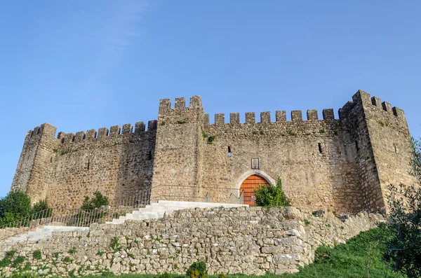 Kastély Középkori Vár Pombal Portugália Örökség Történelem — Stock Fotó