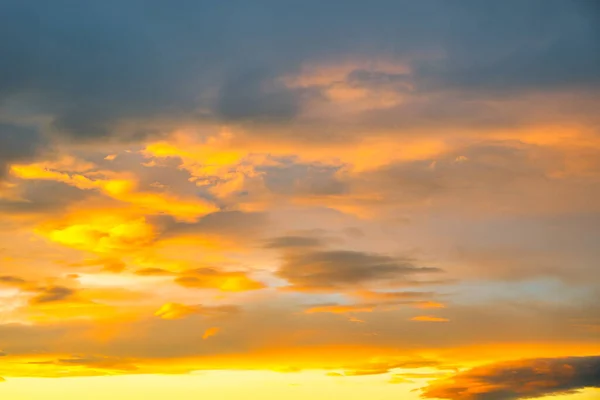 Krásný Západ Slunce Obloha Mraky — Stock fotografie