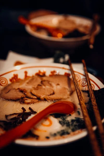 Close Άποψη Των Νόστιμα Ασιατικό Φαγητό — Φωτογραφία Αρχείου