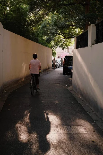 Vista Rua Cidade Barcelona — Fotografia de Stock