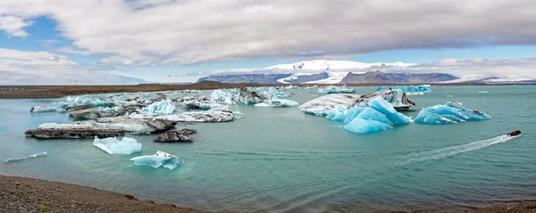 Hermosa Vista Laguna Glaciar Iceland —  Fotos de Stock