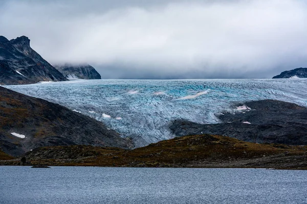 Bella Vista Sulle Montagne Neve — Foto Stock