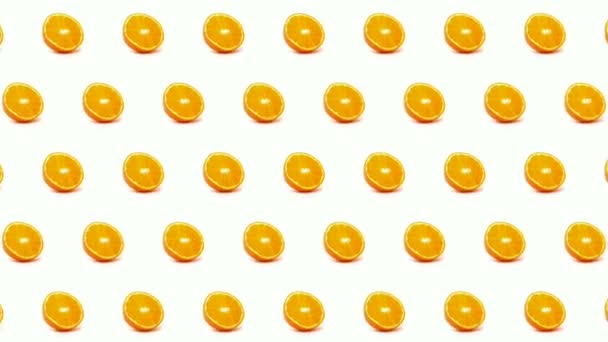 Ljus Animation Orange Bakgrund — Stockvideo