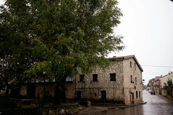 Oud Verlaten Huis Stad — Stockfoto