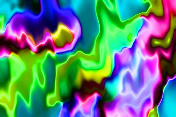 Fondo Pantalla Fractal Colorido Abstracto — Foto de Stock