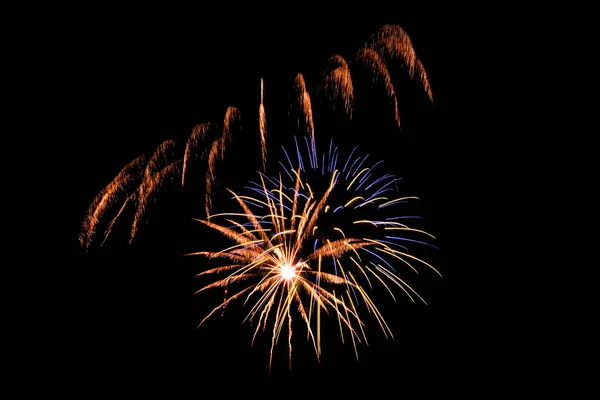 Fireworks Night Sky — Stock Photo, Image