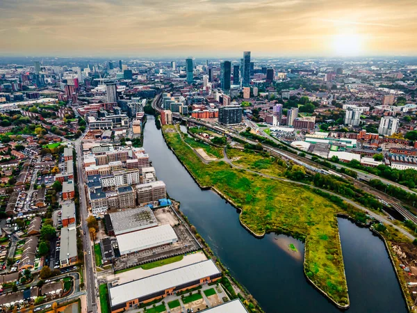 Vista Aerea Della Città — Foto Stock