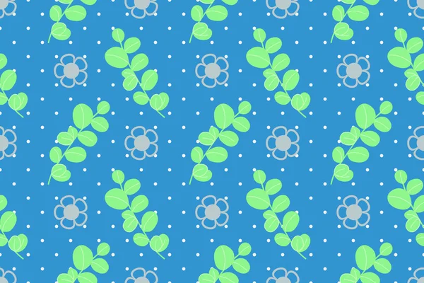 Abstract Floral Seamless Pattern Vector Illustration — Stock vektor