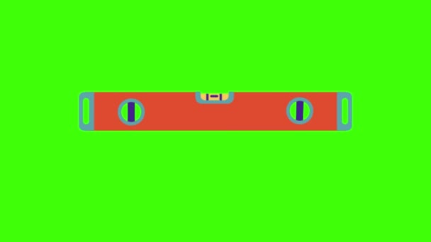 Інструмент Вимірювання Рівня Зеленого Екрану Анімації Vfx — стокове відео