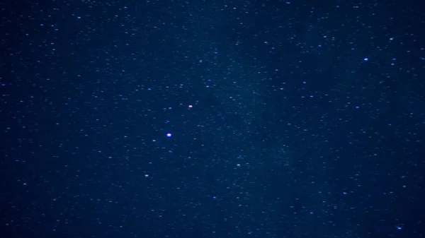 Natthimmel Med Stjärnor Och Mjölkaktigt Sätt — Stockfoto